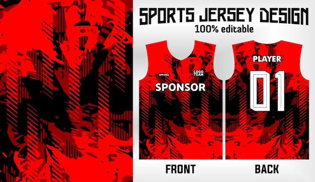 vector sport jersey design