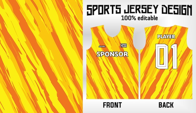 vector sport jersey ontwerp