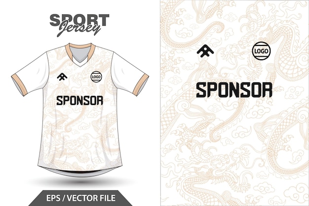 Vector vector sport jersey soccer for sublimation