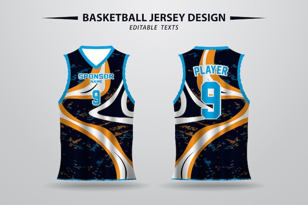 Vector a vector sports jerseys design for basketball team