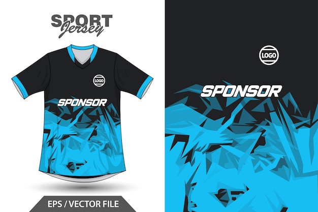 Vector sporttrui voetbal voor sublimatie