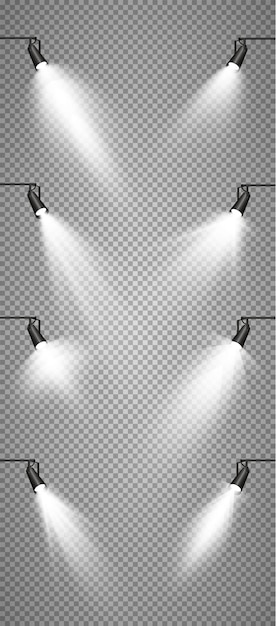 Vector Spotlights Scene Light Effects