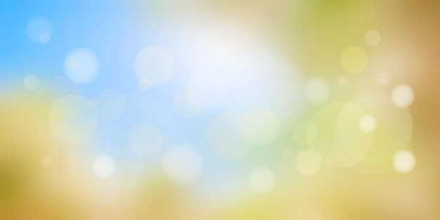 Vector spring background bokeh