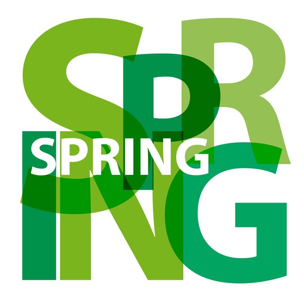 Vector spring Broken text