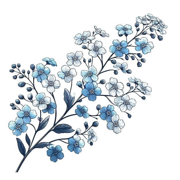 Vector vector spring floral