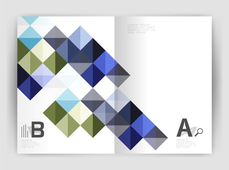 Vector 벡터 사각형 최소한의 추상 배경 인쇄 템플릿 비즈니스 브로셔 a4 인쇄 작업 흐름 레이아웃 다이어그램 번호 옵션 또는 웹 디자인 배너에 대한 벡터 템플릿 배경