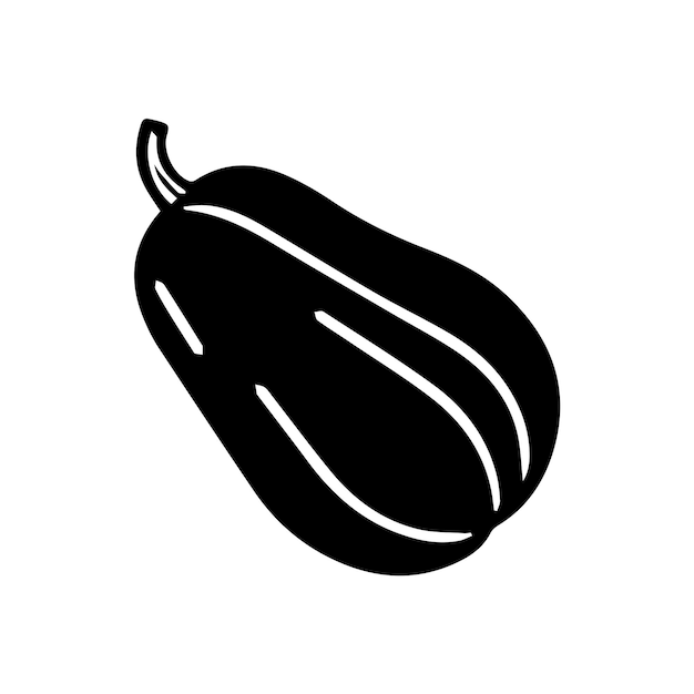 vector Squash line color illustration icon