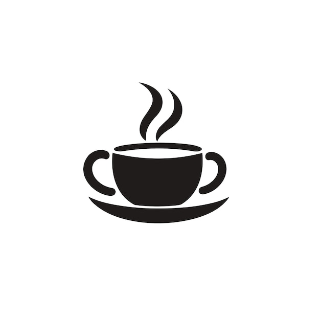 Vector of a steaming cup of coffee perfect for your morning pick me up