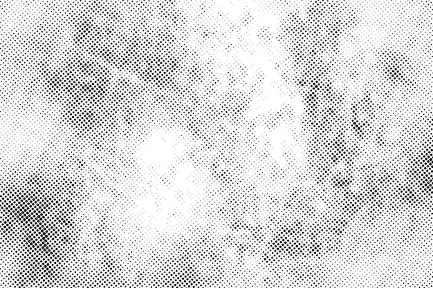 Vector vector stippen patroon grunge halftone effect achtergrond.