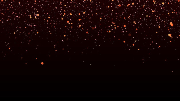 Vector stofdeeltjes met bokeh-effect Abstract magische achtergrond