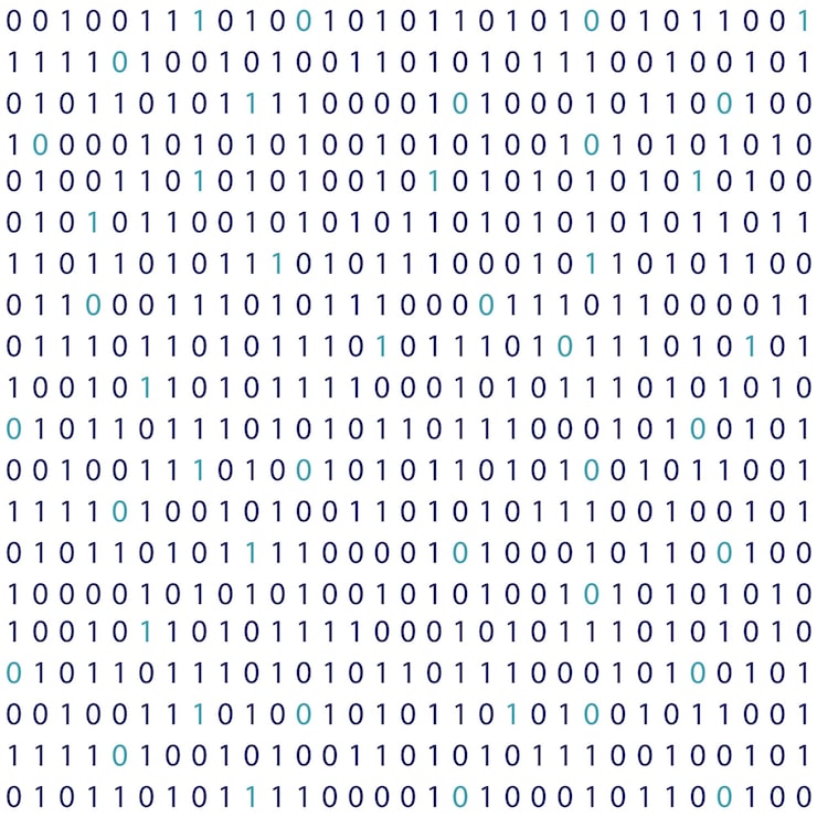 Vector vector streaming binary code background for big data and technology hacker concept illustration coding decryption and encryption matrix wallpaper 10 eps