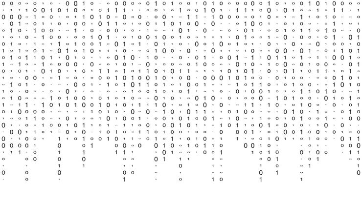 Vector vector streaming binary code background matrix background coding or hacking concept