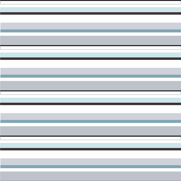 Векторный полосатый бесшовный узор Горизонтальные полосы Монохромный фон Оберточная бумага Печать для дизайна интерьера и ткани