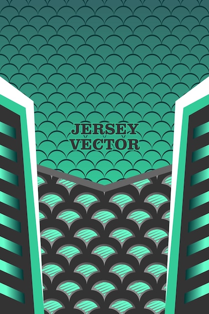VECTOR STRIPES LINE BORDER AND WAVE PATTERN JERSEY BACKGROUND
