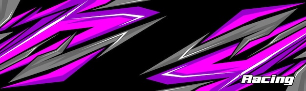 Vector vector stylish racing sports with geometric sharp shapes