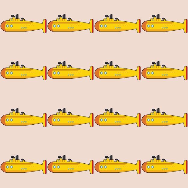 Vector submarine pattern