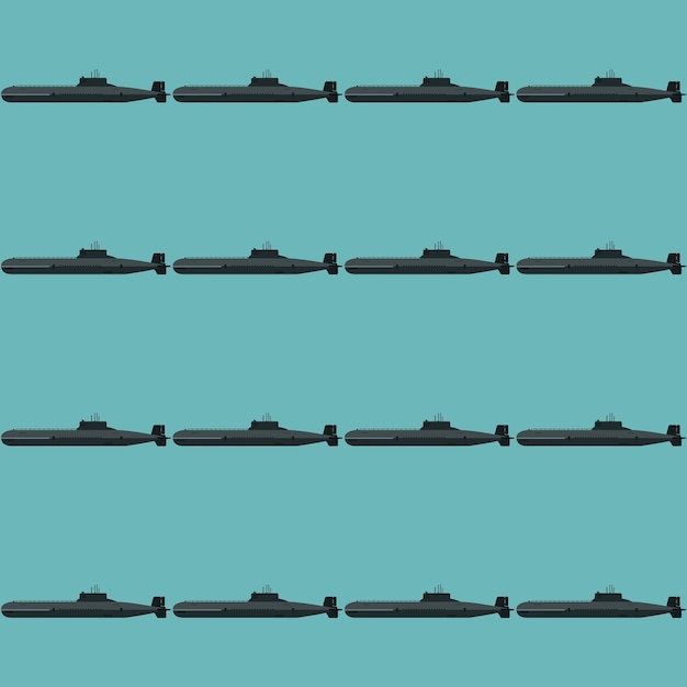 vector submarine pattern