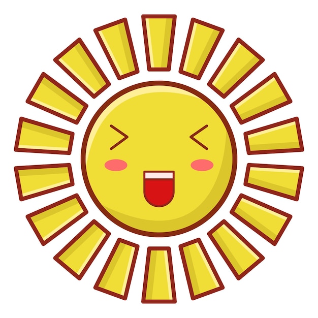 Vector Sun Hand Drawn Emote