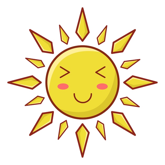 Vector Sun Hand Drawn Emote