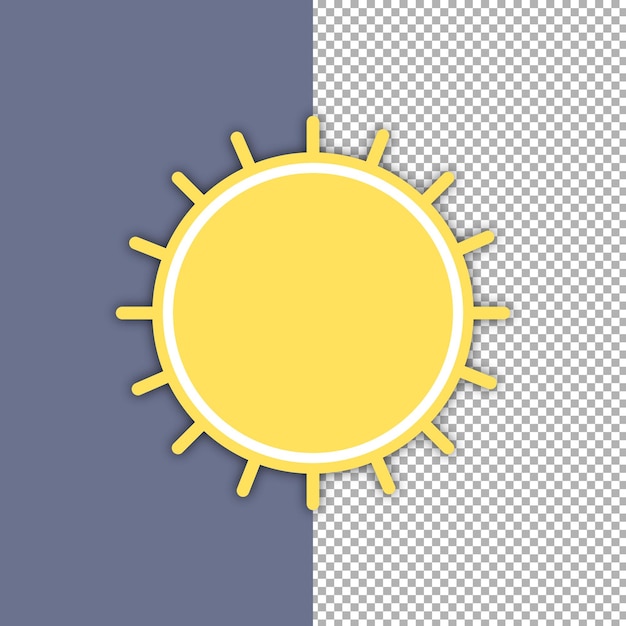 Vector Sun Template