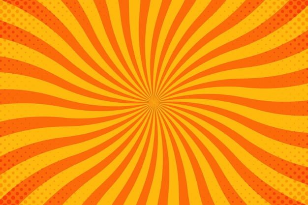 Vector Sunburst Pattern achtergrond voor zomerbanner