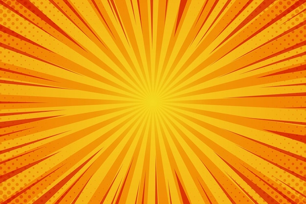 Vector Sunburst Pattern Background for Summer Banner