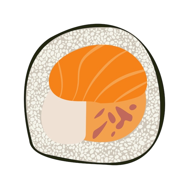 Vector of the sushi element