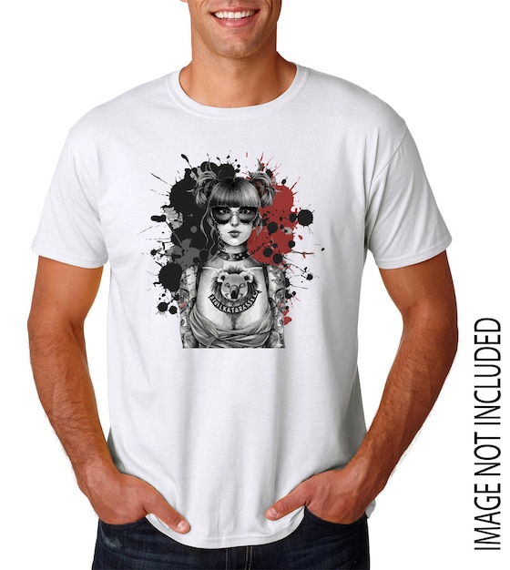 Vector vector t shirt design ink drawing style