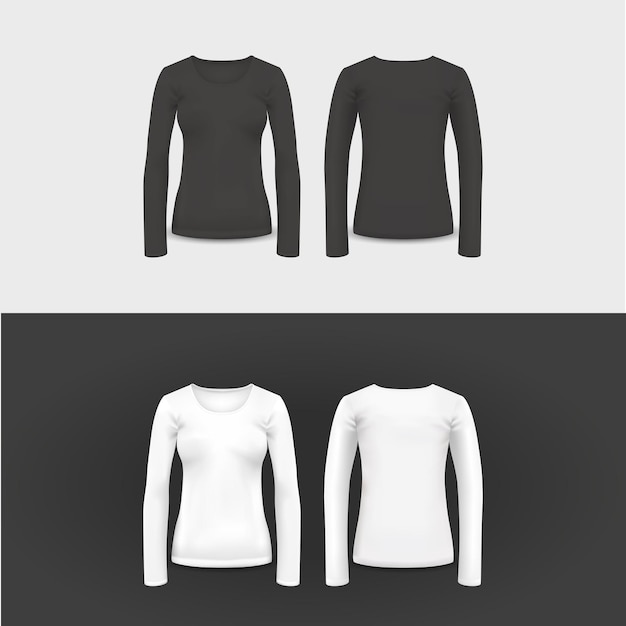 Vector t-shirt, poloshirt en sweatshirt ontwerpsjabloon, vectorillustratie voor uw ontwerp, eps 10