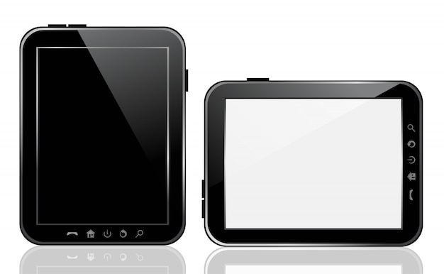 Vector tablet-apparaat.