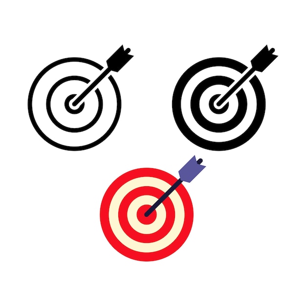 Vector Target icon set illustration