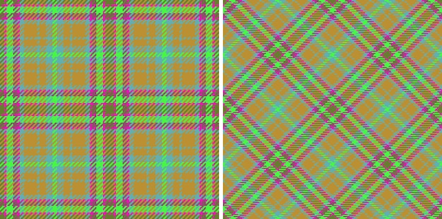 Vector tartan texture Pattern seamless plaid Check background textile fabric