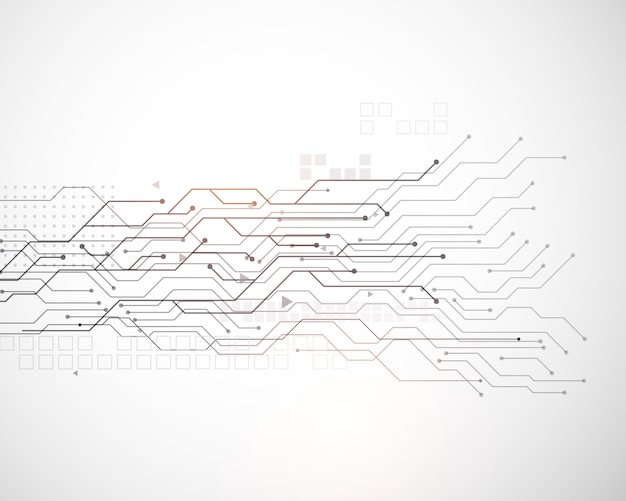 Vector technologie mesh diagram achtergrond