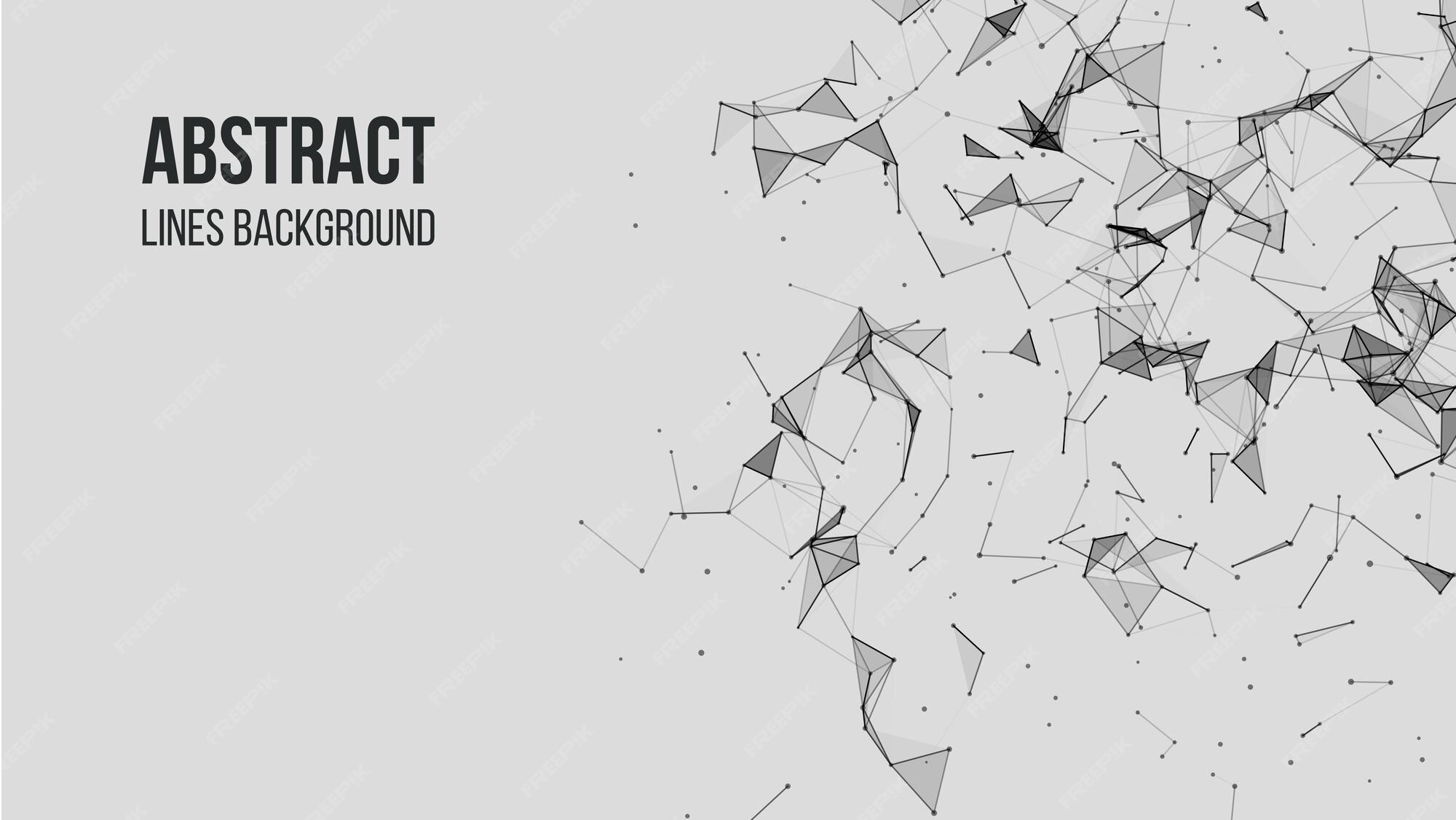 Premium Vector | Vector technology background plexus effect abstract ...