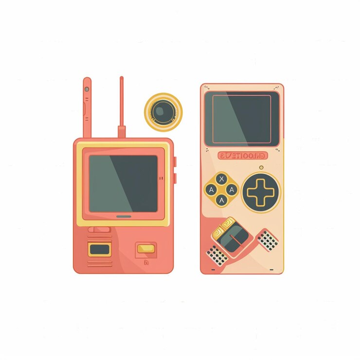 Vector vector technology device illustration gadget digital set modern mobile design icon flat