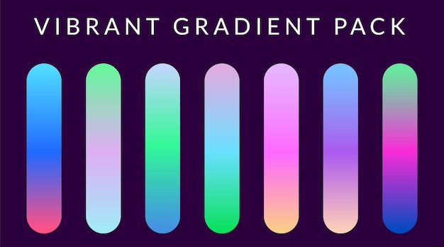 Vector a vector template of modern gradient shades design