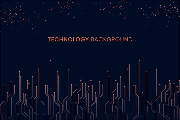 a vector template of technology background design