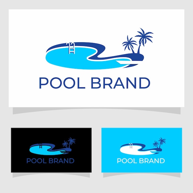 Vector vector template water pool logo