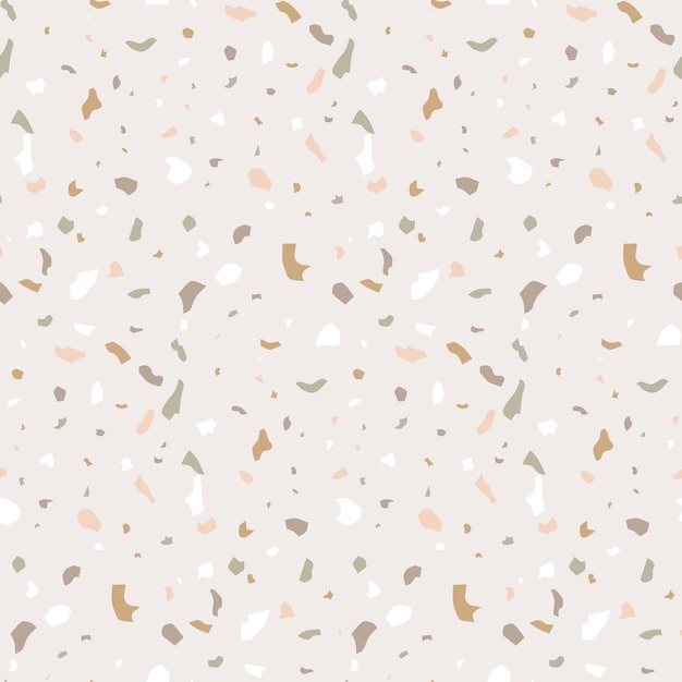 Vector vector terrazzo seamless pattern