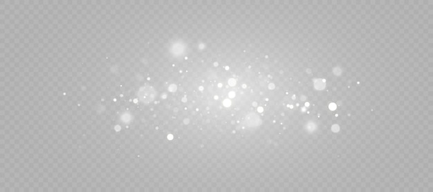 Vector texture Cold winter wind On a transparent background Christmas cold snow effect
