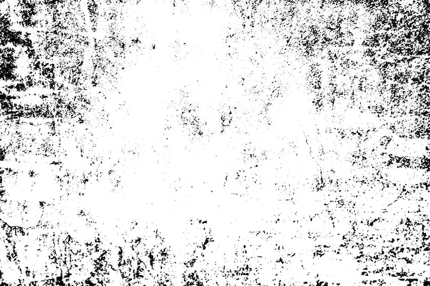 Vector texture overlay creat grunge effect Black and white background