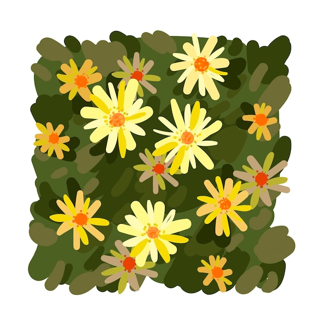 vector textuur bloemen