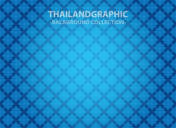 Vector vector thai ethnic decorative elements vector background illustration