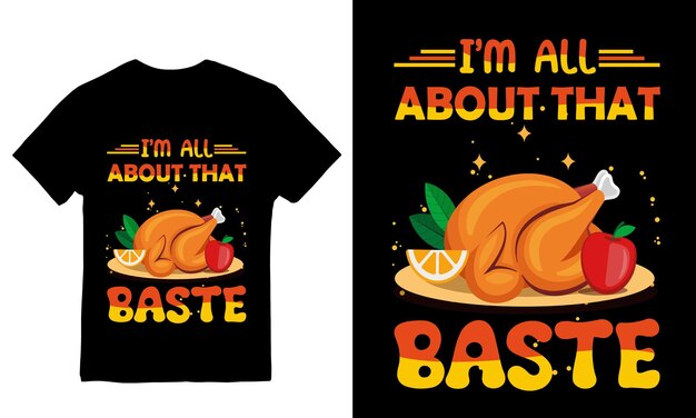 Vector Thanksgiving T-shirt ontwerp