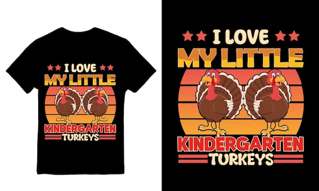 Vector Thanksgiving T-shirt ontwerp