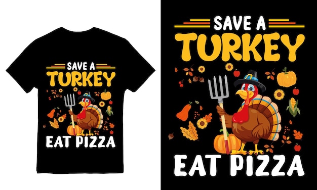 Vector Thanksgiving T-shirt ontwerp