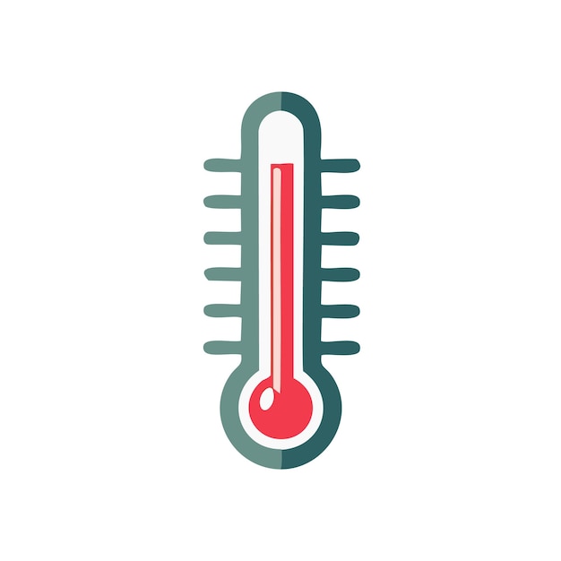 Vector vector thermometer