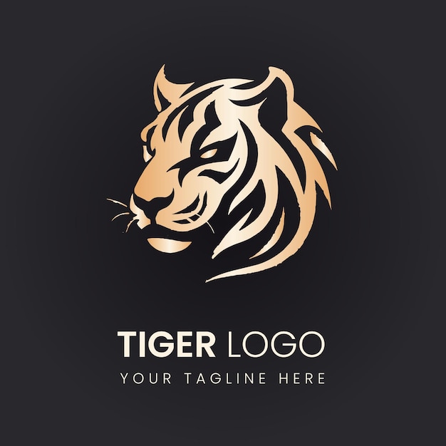 Vector Tiger Head For Logo