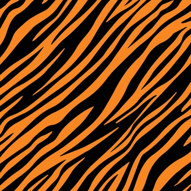 Premium Vector | Vector tiger texture design. safari animal fabric ...