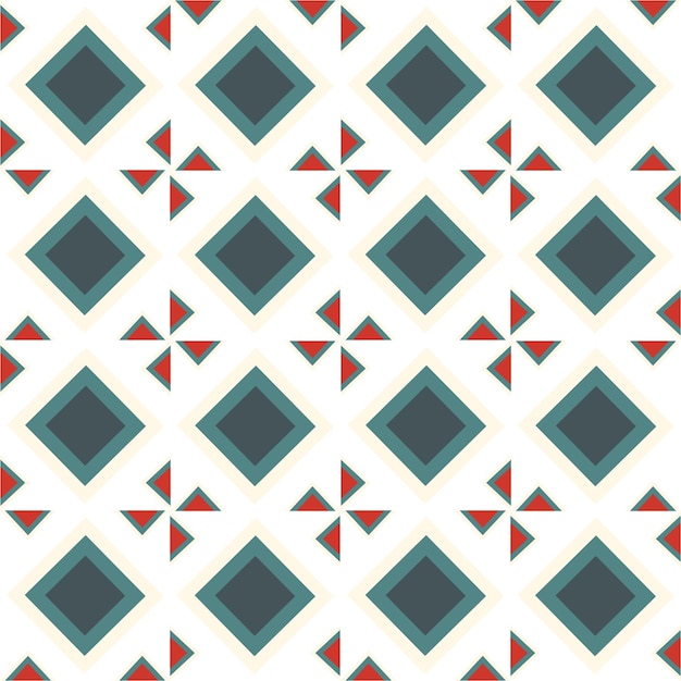 Vector tile geometric seamless tile pattern